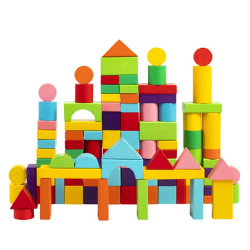 Wooden Toy Blocks Set