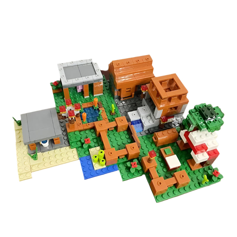 Mini Farm Blocks Toy Set